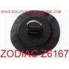 Zodiac Z6167 D-Ring PVC Black 25mm Uncoated