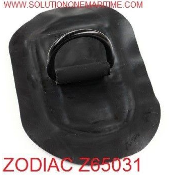 Zodiac Z65031 D-Ring Hypalon Black 53mm Oval Coated