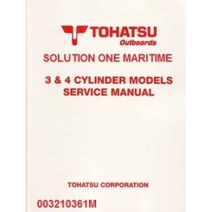 Tohatsu Outboard Service Manual Two Stroke 3 & 4 Cylinder Models 003210361M