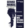 Tohatsu Outboard Service Manual Four Stroke 8 hp & 9.8 hp A Models 003210562