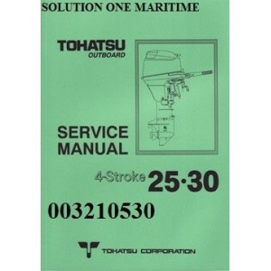 Tohatsu Outboard Service Manual Four Stroke 25 hp & 30hp A Model 003210530