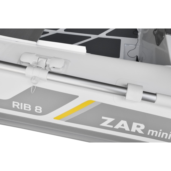 ZAR Mini RIB8HDL LOCKER Model White/Gray Hypalon