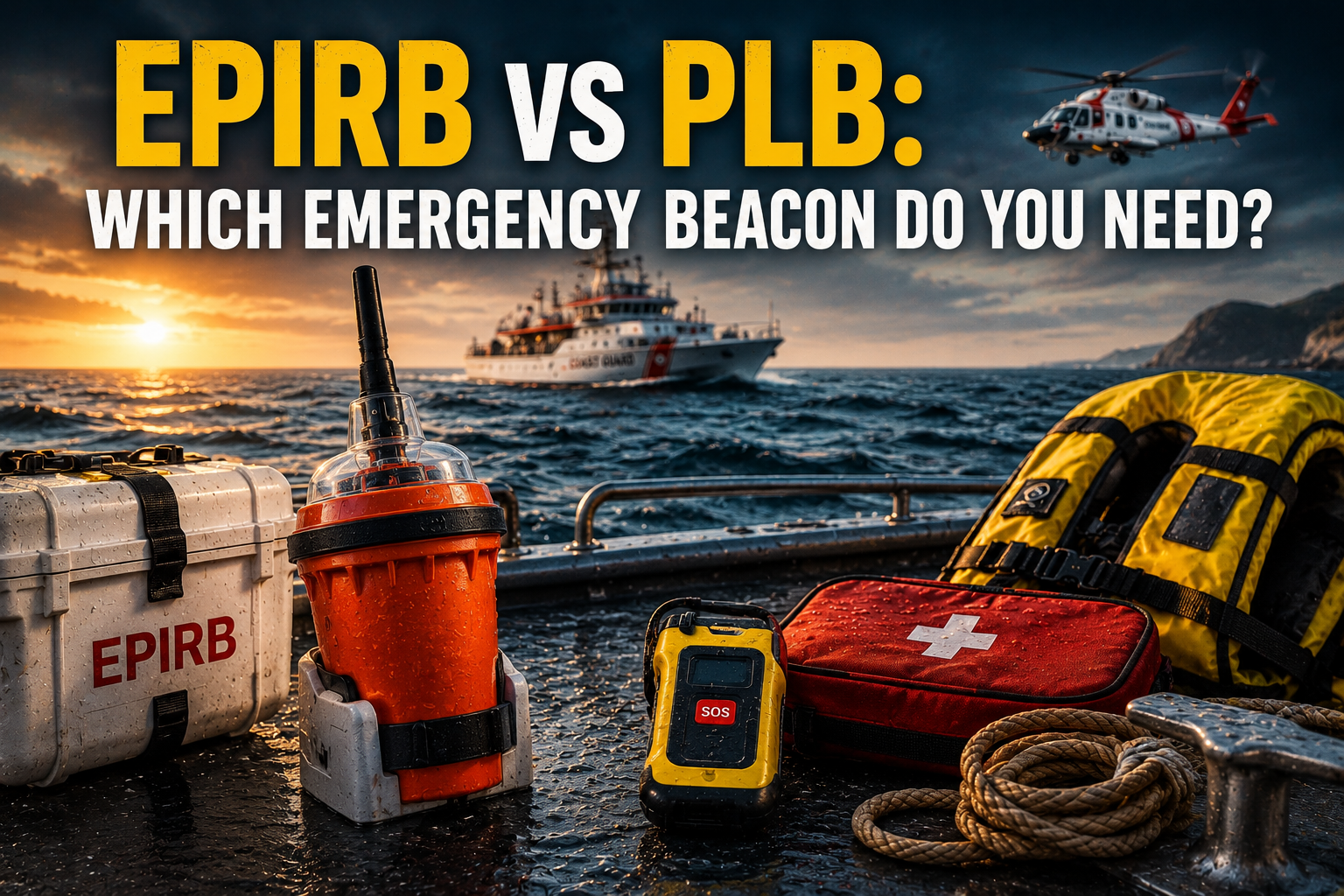 EPIRB vs PLB comparison for Florida offshore boating safety